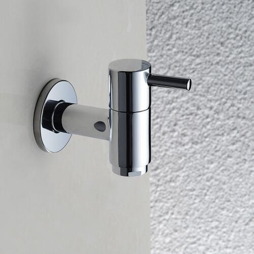 Brass chrome Cold Water Wall Mount Bathroom Mop Pool Taps, Garden Piscinas Washing Machine Water Tap Basin Faucet Toilet Bibcock