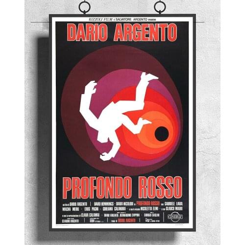 L063 DEEP RED Movie Profondo Rosso 1975 Dario Argento Silk Fabric Poster Art Decor Indoor Painting Gift