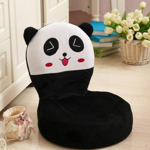 Fancytrader Plush Baby Chair Fruits Animals Models Fluffy Stuffed Panda Bear Frog Chick Toys Kids Mini Sofa 39x39cm 7 Model