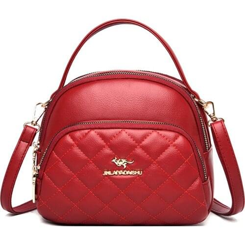 Luxury Crossbody Bags for Women Messenger Bags Diamond Lattice Handbag High Quality Leather Shoulder Bag Female Designer Bag Sac