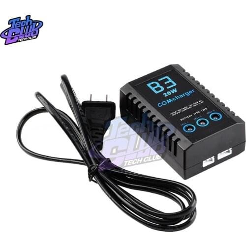 EU/US Plug Balanced Battery Charger for 10W/20W iMaxRC iMax B3 Pro Compact 2S 3S Lipo Power Supply Charger for RC Helicopter