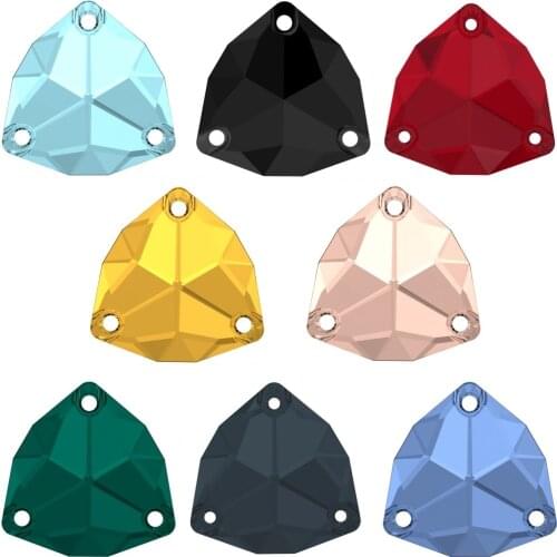 Different Strass K9 Crystal 3272 Trilliant Sew On Stones Crystals Sewn On Rhinestones DIY Garment Jewelry Decoration