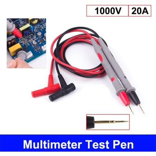 Universal Digital Multimeter Probe Test Leads testing IC components Lead Probe Pen Cable 10A 20A 1000V