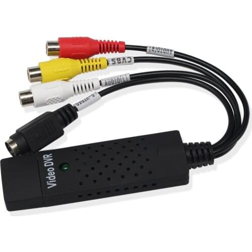 USB 2.0 Easycap Capture 4 Channel Video TV DVD VHS Audio Capture Adapter Card TV Video DVR