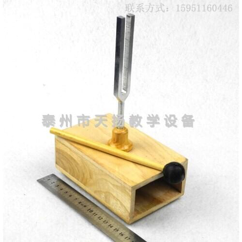Tuning fork 512hz wooden speaker resonance tuning fork wooden tuning fork experimental tuning fork equipment complete