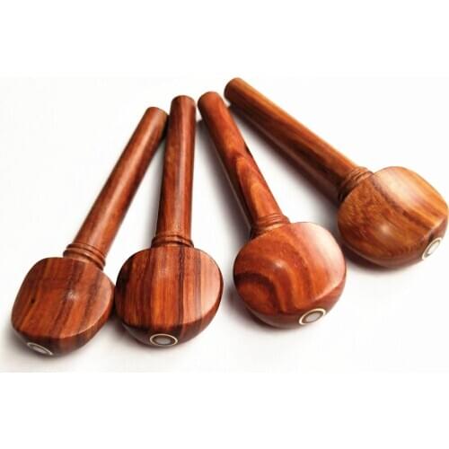 4 pcs high quality 4/4 full size rosewood Violin pegs