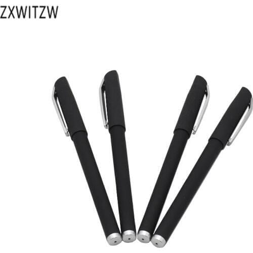 50pcs classic matte gel pen 0.5mm bullet high quality carbon black pen suitable for teaching office use