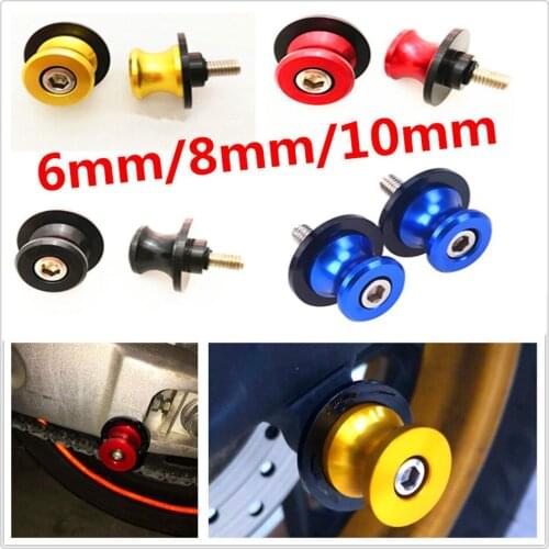 6mm 8mm 10mm Spools Sliders motorcycle Swingarm for Kawasaki Z750R ZX10R ZX6R 636 H2 H2R ZZR ZX1400 S VeRsion ZX10R