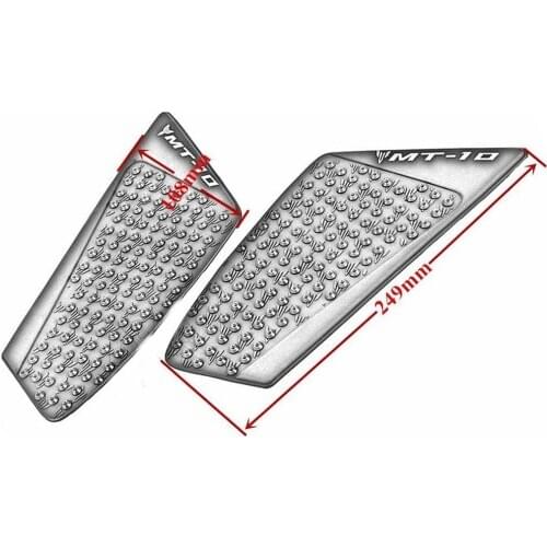 Tank Gas Pad Knee Fuel Side Grips Protector For Yamaha MT-10 FZ-10 2016-2017