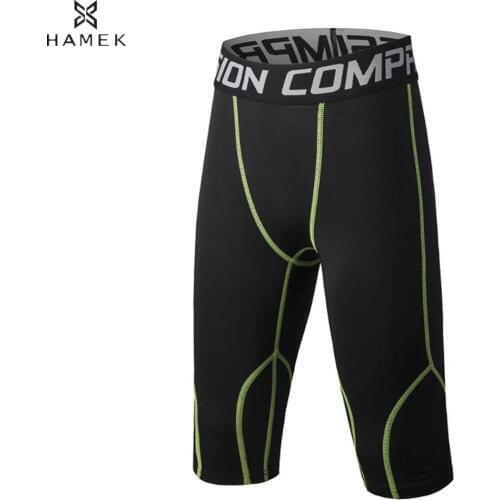 Kids Compression Tights 3/4 Running Pants Quick Dry Fitness Tennis Jogging Basketball Legging Boys Cool Soccer Football Pants