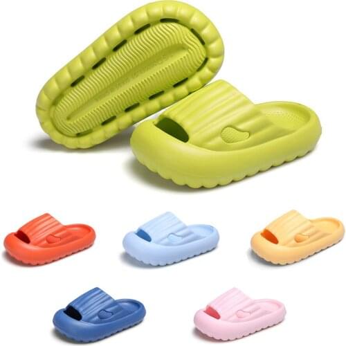 Children Slippers Summer Home Shoes for Boys Girls Indoor Bedroom Non-Slip Bath Sliders Outdoor Beach Pool 2021 Colorful Sandals