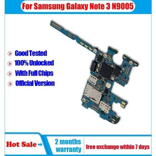 Europe Version Full Working 16GB/32GB Motherboard For Samsung Galaxy Note 3 N9005 Motherboard Mainboard With Android System