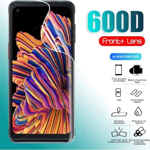 600D Hydrogel Film for samsung galaxy Xcover Pro Full TPU Screen Protector Film for svmsung Xcover 5 X cover Pro Film Not Glass
