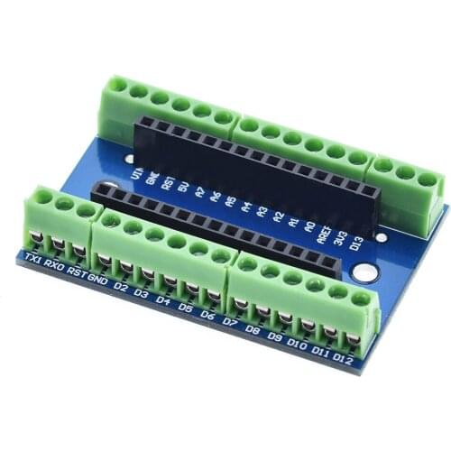 NANO V3.0 Controller Terminal Adapter Connector Expansion Board NANO IO Shield Simple Extension Plate For Arduino AVR ATMEGA328P