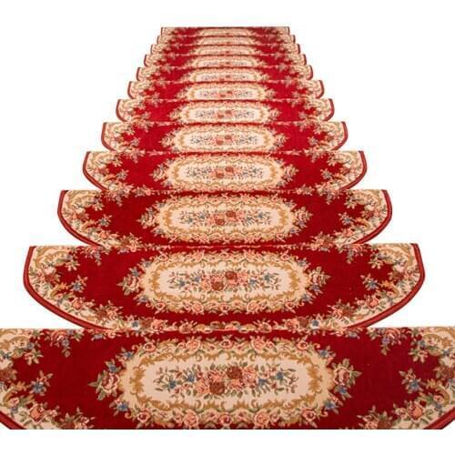 Carpet Rugs High-Grade Tape-Free Stair Treads Carpets Decorative Carpets Provides Strong Grip Upgraded Non-Slip Stair Tread