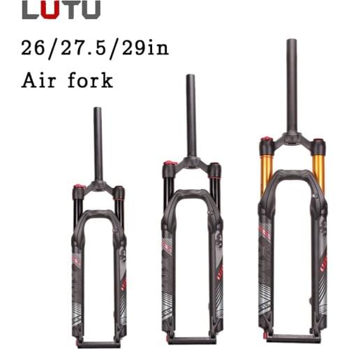 LUTU Lutu Mountain Bike Front Fork Damping Fork 26 27.5 29 Inch Gold Tube Shock Absorber