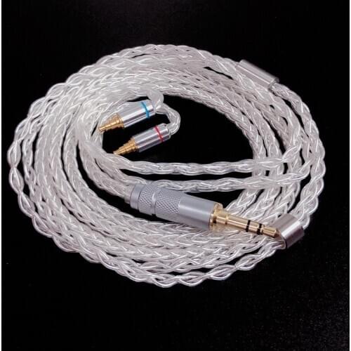 Suitable for Sennheiser IE40pro ie80 IE80S earphone wire IE400 500pro earphone silver plating wire