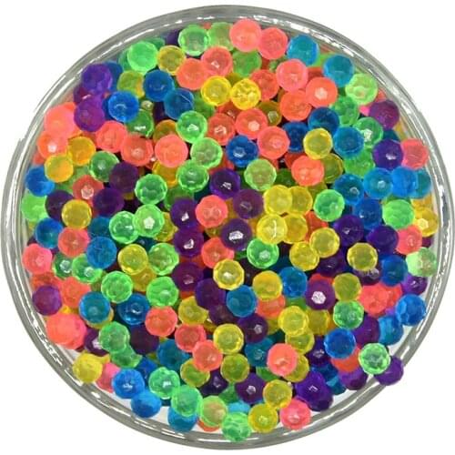 [ Just Spray Water ]Transparent Crystal Polygon Jewels Aqua Beads Diamond Jewel Beados Bead Craft Art 3D DIY Puzzles