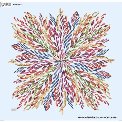 REYYAN SILK OYALIK WRITING (NEW QUALITY)-16308 - RENK-52