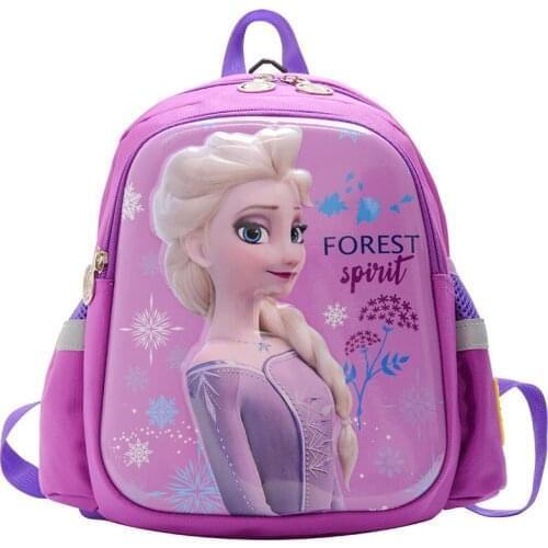 Disney Frozen Kindergarten Backpack Elsa Girls Shcool Bag Kids Children Schoolbags Lovely Knapsack Baby Bags Gift For Girl