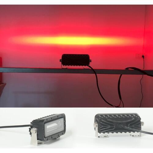 2pcs Professional Forklift warning signal light Red/Blue Led work beacon light Fork truck safety driving Caution light Car lamp