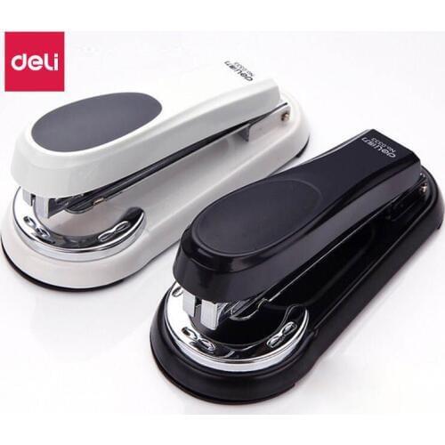 Deli 0333 rotatable stapler No.12 standard stapler school office stapler multifunctional student supplies