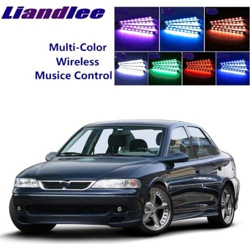 LiandLee Car Glow Interior Floor Decorative Atmosphere Seats Accent Ambient Neon light For Opel Vectra B 1995~2002