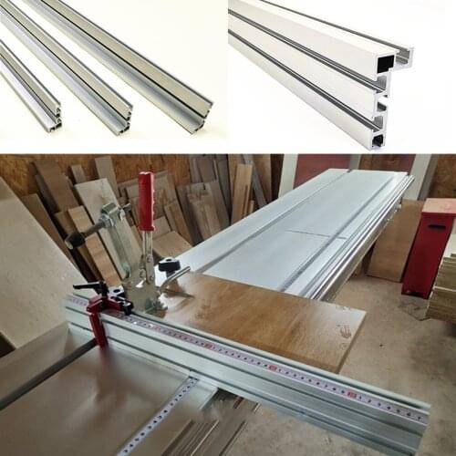 1000mm Aluminium Profile for Fence 75mm Height Woodworking with T-tracks for Wood Working Workbench DIY Tool Not including Scale