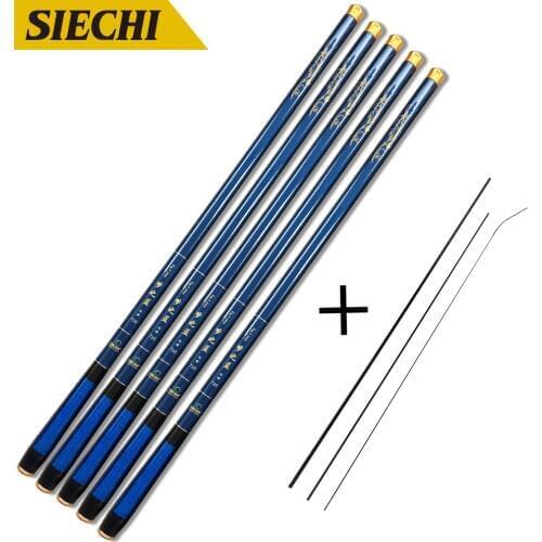 Carbon Fishing Pole 3.6M-7.2M Stream Fishing Rod Carbon Fiber Telescopic Fishing Rod Ultra Light Carp Fishing Pole