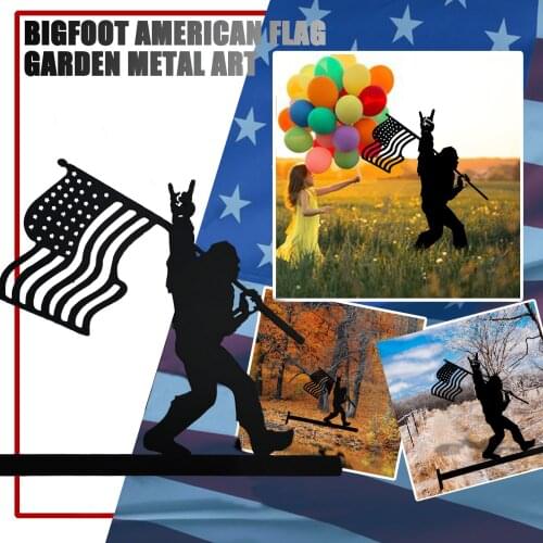 Home Decoration Ornaments Orangutan Bigfoot Personalized Metal Sign Silhouette Art Custom Sign Garden Courtyard Decoration #G2