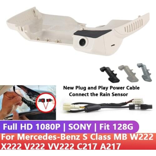 1080P Car Wifi DVR Driving Video Recorder Car Front Dash Cam Camera For Mercedes-Benz S Class MB W222 X222 V222 VV222 C217 A217