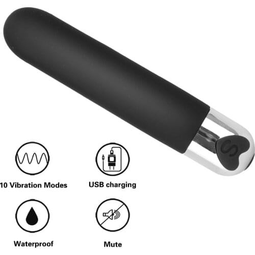 10 Frequency Women Clitoral Stimulator Sex Toys Masturbation Erotic Vibrators Vaginal G Spot Powerful Bullet Vibrator