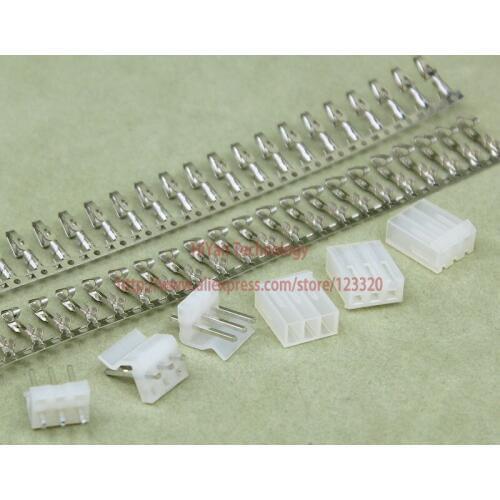 100sets/lot) connector CH3.96 Molex 3.96 3Pin 180 degrees Top Entry Pitch:3.96MM Pin Header + Terminal + Housing CH3.96-3P