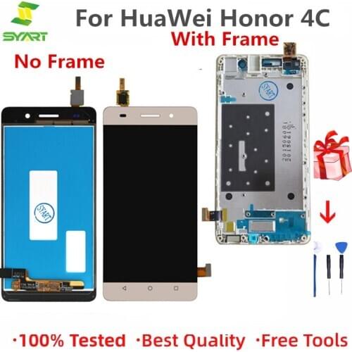 100% test For Huawei Honor 4C LCD Display with Touch Screen Assembly With Frame Replacement For Huawei Honor 4C screen