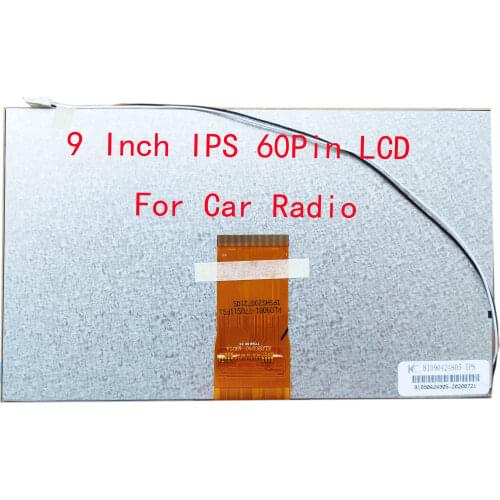 9 Inch Car Navigation Universal LCD 60pin 1024*600 NEW IPS TN For Radio 210*126mm Carplay TXD090HIH-60
