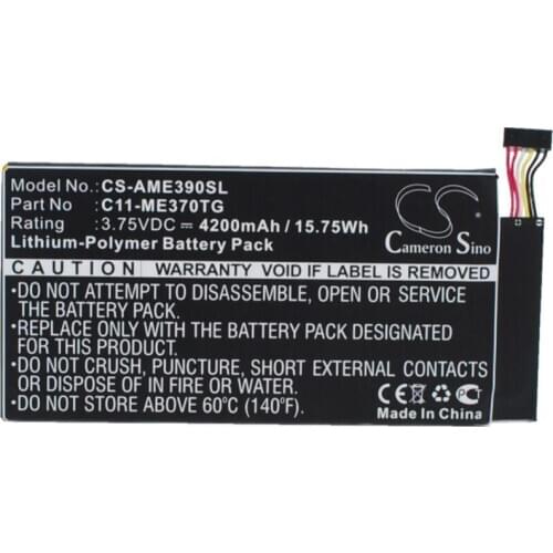 Cameron Sino 4200mAh battery for ASUS C11-ME370TG ME370TG Tablet Battery