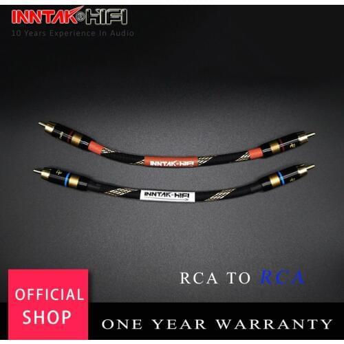 2Pcs/Pair 4N-OFC Professional Audio Grade RCA Cable Male RCA to RCA HIFI Audio Cable For Amplifier DAC TV / 0.2M- 5M NO1013
