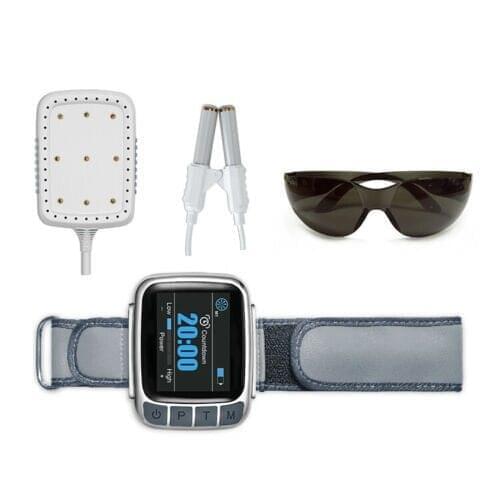 808nm Diode Laser Therapy Watch LLLT For Diabetes Rhinitis Cholesterol Hypertension Cerebral Thrombosis Physiotherapy Pain Relie