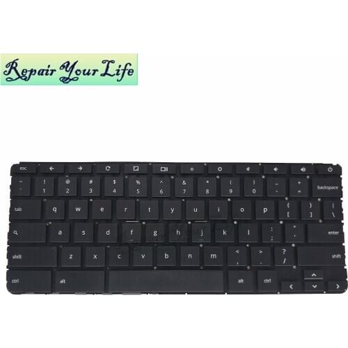 Laptop keyboard for HP Chromebook 11 G5 11-V US English NSK-CU6SW 9Z.NBTSW.601 855623-001 black without frame brand new