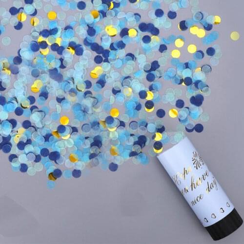 Colorful Confetti Party Popper Cannons Handheld Fireworks Wedding Party Christmas Birthday New Year Celebration New