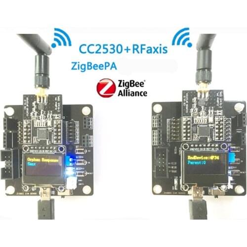 ZigBee development board CC2530 RFX2401C long-distance module PA amplifier repeater antenna amplification