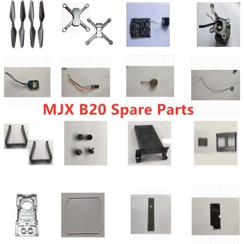 MJX B20 Bugs 20 EIS RC Quadcopter Drone Spare parts propeller blade cap motor ESC shell Camera Flight control board light etc