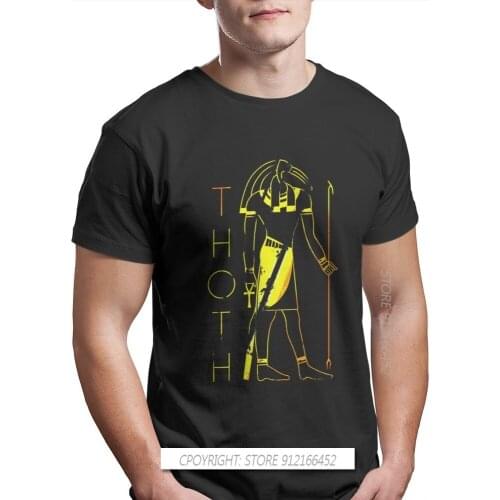 Men Egyptian Mythology Ancient Gods Atum Horus Osiris Oversize T-Shirt Thoth Pure Cotton Graphic Tops
