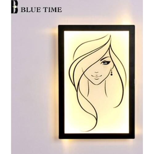 Black Led Wall Light Sconce Wall Lamp Luminaires For Living Room Bedside Light Bedroom Dining room Modern Wall Led Lamp Lustre