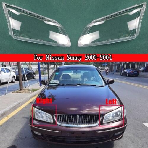 Car Headlamp Lens For Nissan Sunny 2003 2004 Car Replacement Auto Shell Cover
