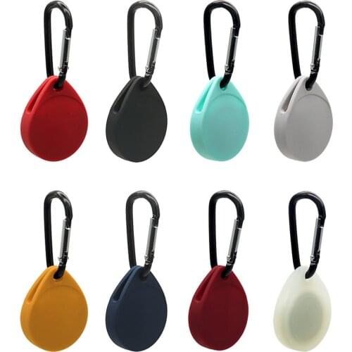 Original Liquid Silicone Protective Case For Apple Airtag Hangable Keychain Locator Tracker Portable Hook For airtags Case Cover