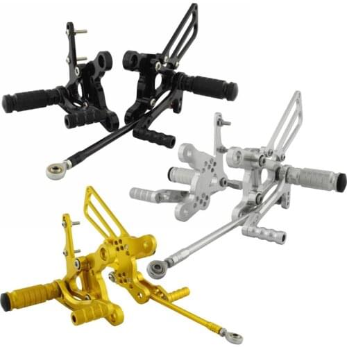 Adjustable Rearset Footrests Foot Rest Pegs For HONDA CBR 400 900 919 RR Fireblade CBR400RR NC29 CBR900RR 893 SC28 CBR919RR SC33