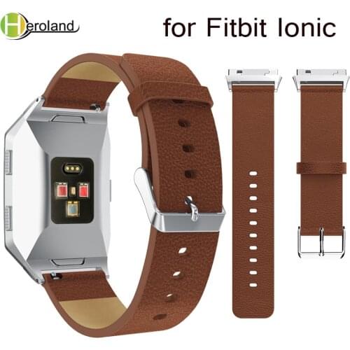 Bracelet Genuine leather Watchbands for Fitbit Ionic straps band Smart Accessories Replacement Wristband Watchstrap fashion belt
