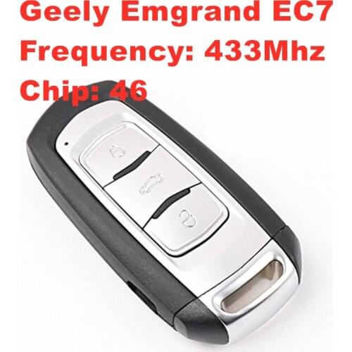 For Geely Emgrand EC7 frequency 433Mhz chip 46 smart car key