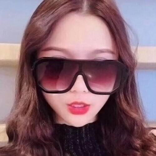 Oversized Square Fishing Sunglasses Men Women for Driver Goggles Flat Top Fashion Lens Sun Glasses for Women Brand Shades UV400